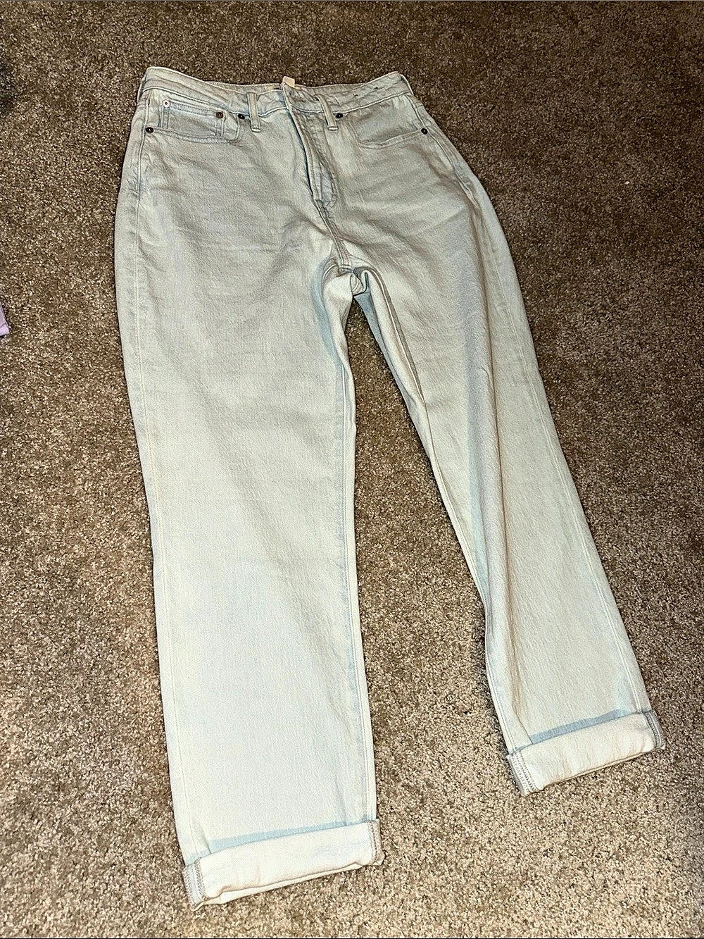 Madewell The Curvy Perfect Vintage Jean Straight Leg Jeans in Blue Waist 29